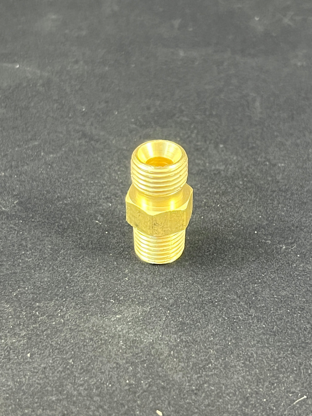 Brass Fitting, “b” to 1/4”NPT adapter