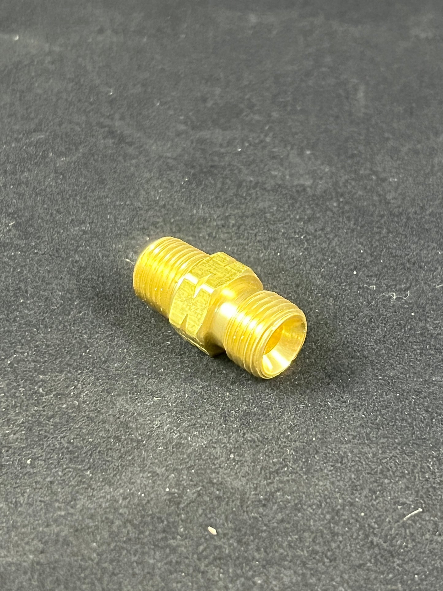 Brass Fitting, “b” to 1/4”NPT adapter