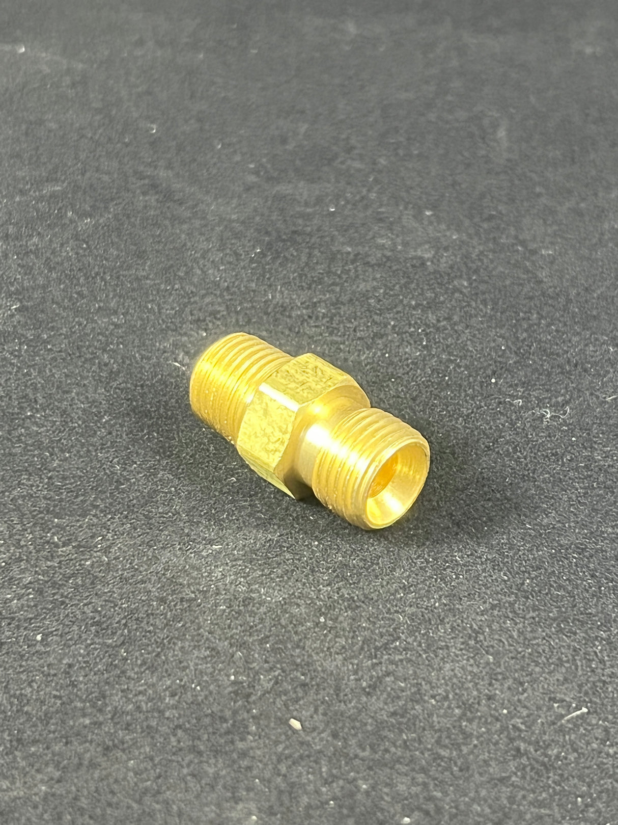 Brass Fitting, “b” to 1/4”NPT adapter